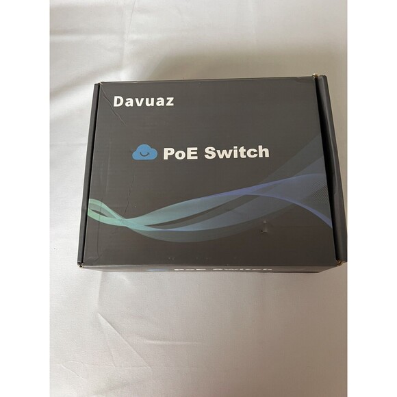 Davuaz PoE Switch 9 port With 2 Uplink 100Mbps Model Da-F0920FBL - New